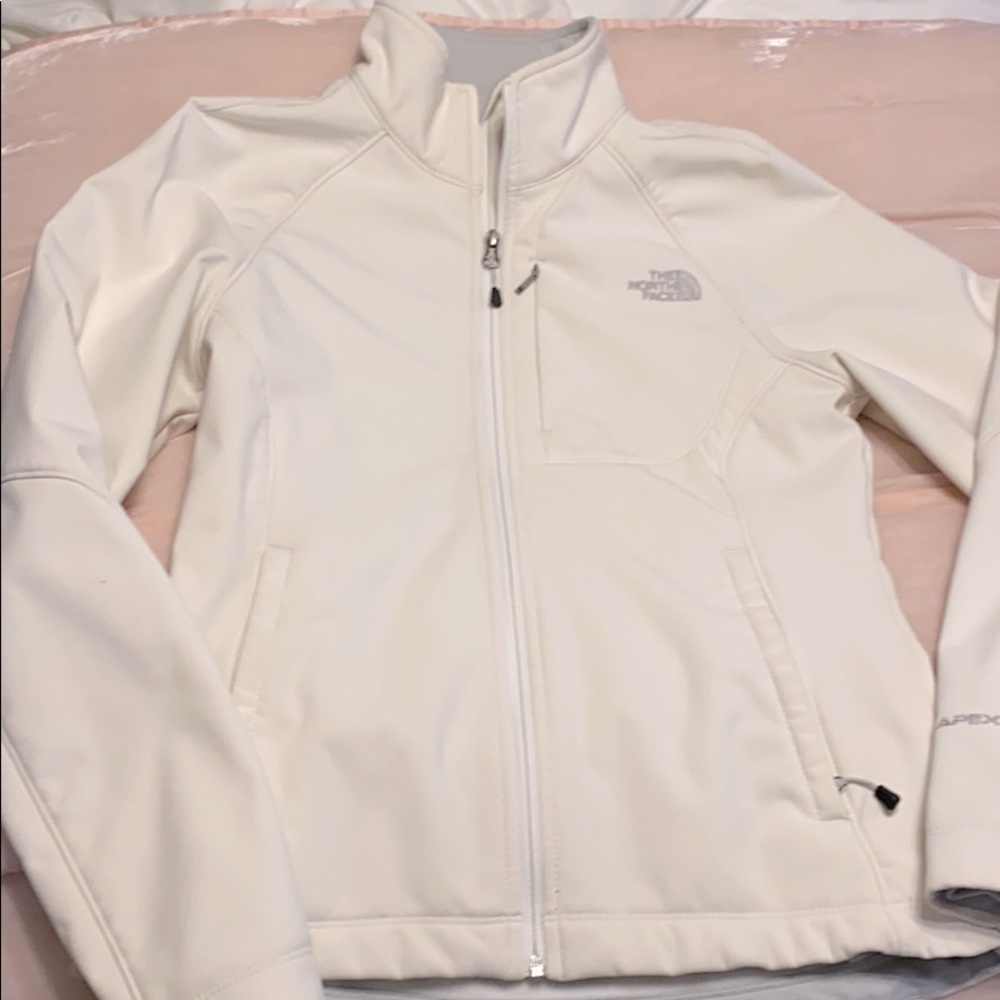 North Face white jacket